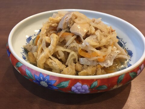 【圧力鍋】鶏肉と切り干し大根の煮物